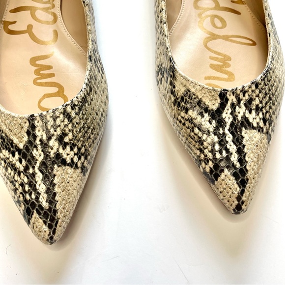 Sam Edelman Sally Snake Embossed Flats - Picture 2 of 6